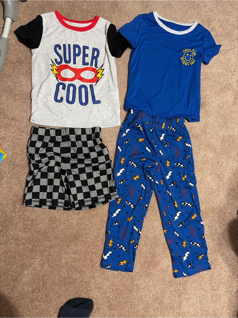 Lands’ End 4T boys pajamas (two sets)